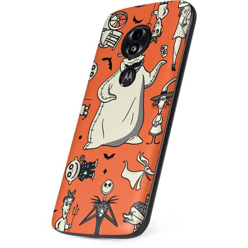 Disney The Nightmare Before Christmas Character Pattern print Moto E5 Play Skin